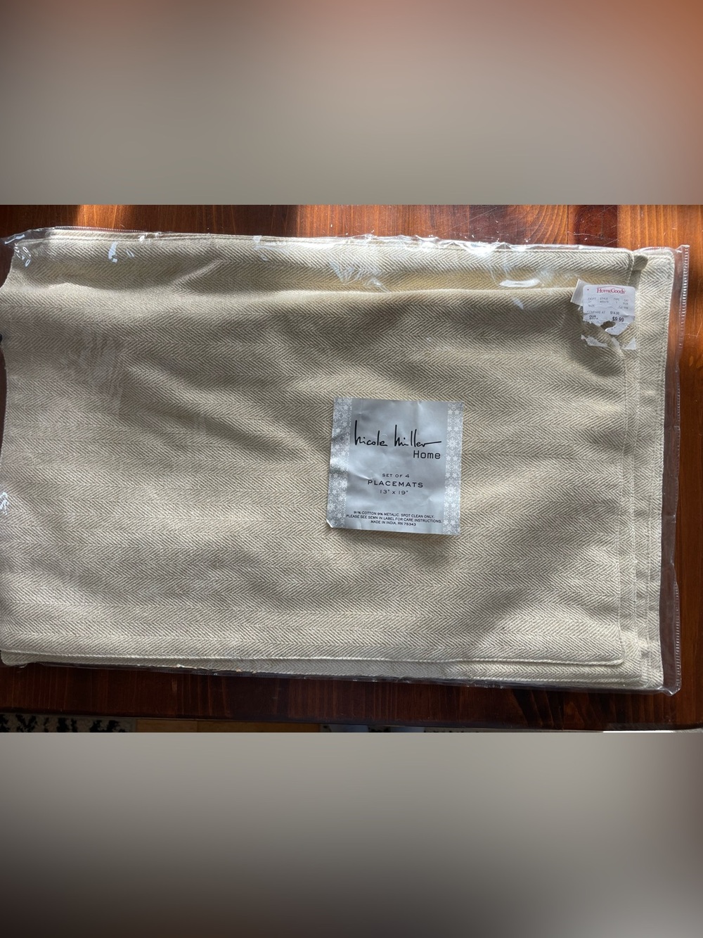 New Nicole Miller Home Herringbone Placemats - Set of 4